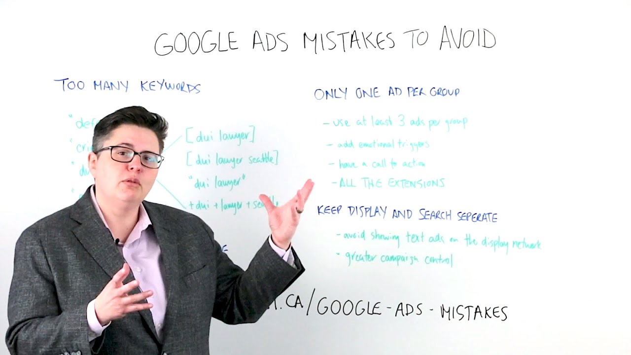 Google Ads Mistakes to Avoid - Whiteboard Friday