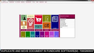 Duplicate and Move Invoice in fundcare software screenshot 3