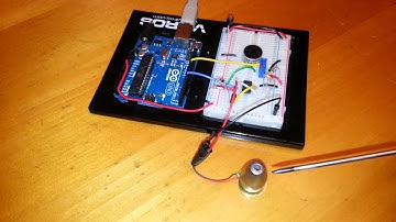 High Sensitivity Vibration Sensor Using a Piezo Element and Arduino Uno