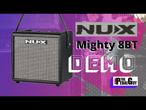 ThePedalGuy Presents the NuX Mighty 8 BT 8 Watt Portable Guitar Amplifier with Bluetooth & Free App ThePedalGuy Presents the NuX Mighty 8 BT 8 Watt Portable Guitar Amplifier with Bluetooth & Free App