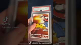 Gem mint 🔟💎 Red’s Pikachu ⚡️#pokemon #pikachu #pokemonred #tradingcards #fyp #viral  #psagraded