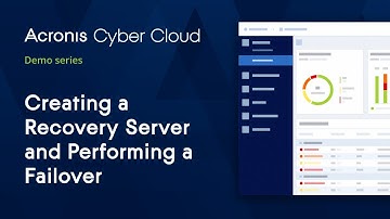 Create Recovery & Perform Failover | Acronis Cyber Disaster Recovery Cloud | Acronis Cyber Cloud