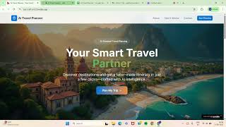 AI Travel Planner - Mirai Summer Internship Capstone Project | End-to-End Explanation with demo screenshot 4