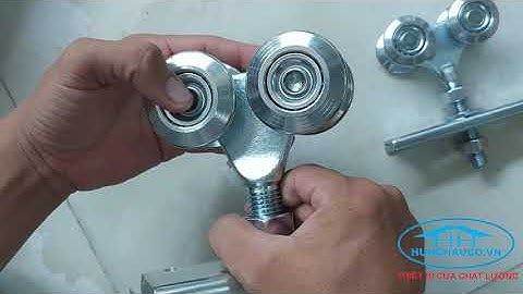 bánh xe cửa lùa treo - loại lớn