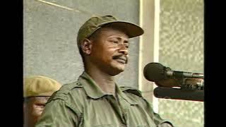 Museveni swearing ceremony 1986