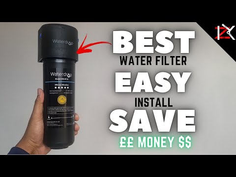How To Install Waterdrop Water Filter - Under The Sink - BETTER Tasting Water - NO More Bottle Water