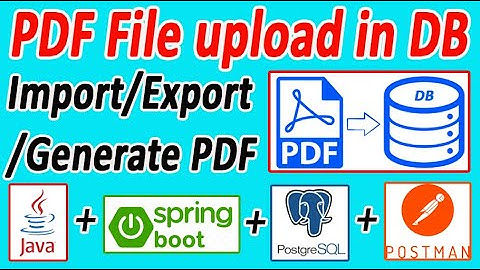 PDF file upload/download  from DB || Generate PDF file || Practical