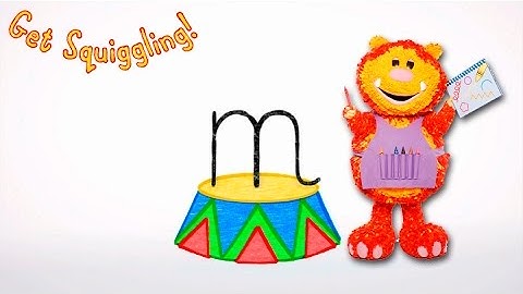 Get Squiggling Letters | Letter M