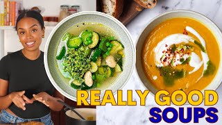 Spring soups that actually made me LOVE soups  simple & health boosting!