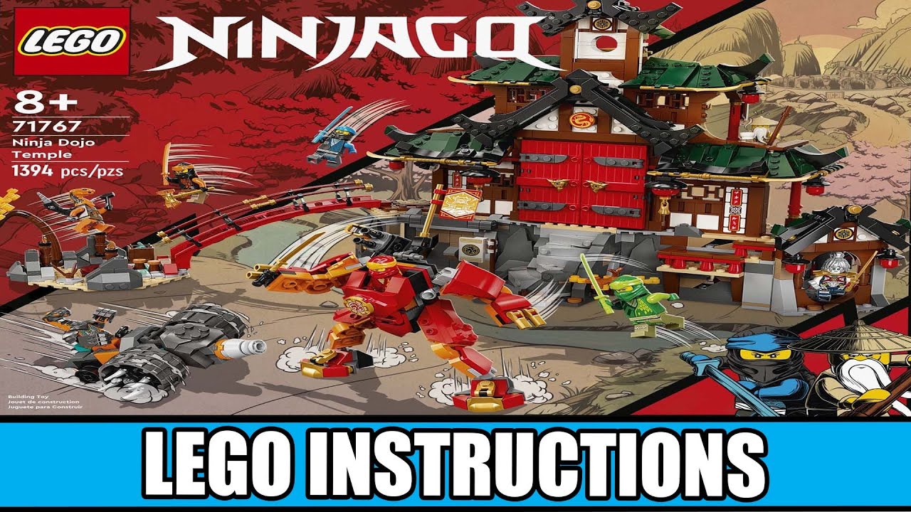 Udpakning Elskede tsunamien LEGO Instructions | Ninjago | 71767 | Ninja Dojo Temple - YouTube