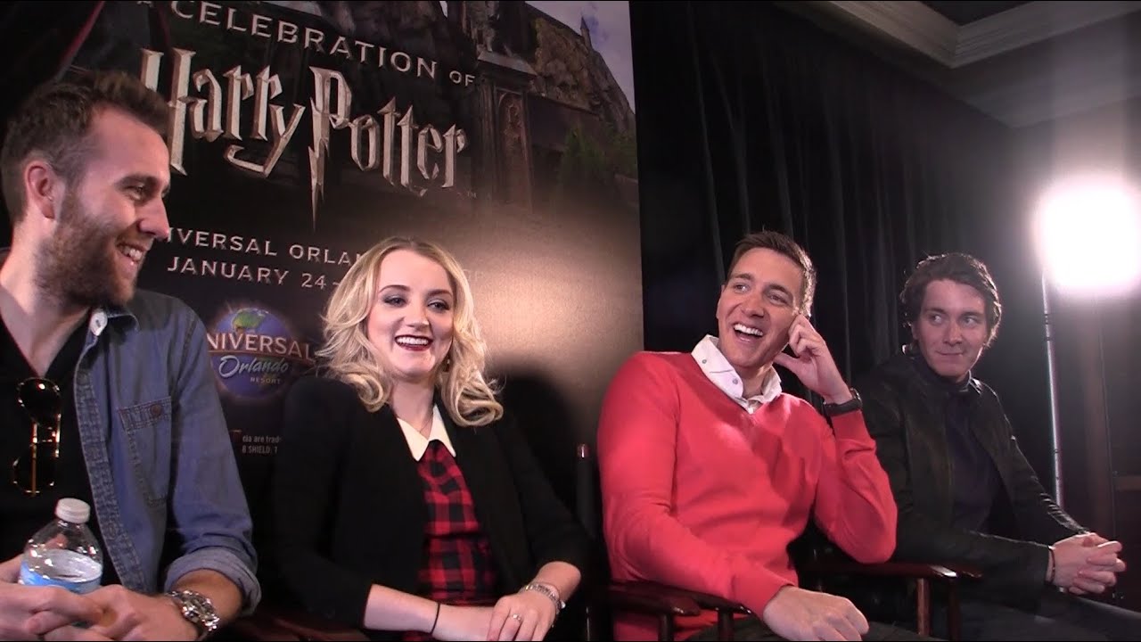 Harry Potter stars interviewed at Universal Orlando during Celebration Weekend 2014