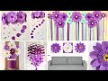 Floral Purple Wall Decor Diy