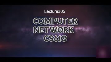 "Lecture#05 "1/2 Transmission Media"  CS610 Computer Networks in Urdu/Hindi
