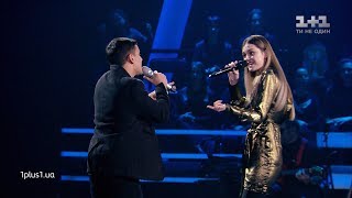 Mykola Zaderey vs. Anna Volobuyeva - "Dva vikna" - The Battles - The Voice of Ukraine - season 9