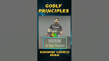 Power of GODLY PRINCIPLES l Pas. Selvin Samuel l Kingdom church Dubai