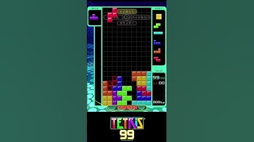 高火力テンプレ！最強のはちみつ砲を初披露！！！【テトリス99】#テトリス99 #テトリス #tetris99    #きゅうch