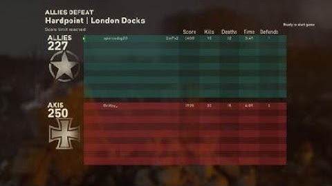 1v1 hardpoint action on COD WW2