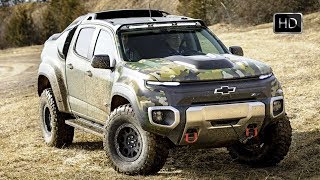 Chevrolet Colorado ZH2 Fuel Cell Electric Vehicle Concept Off Road Drive HD