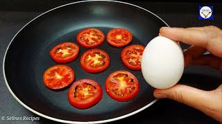 5 Minutes Recipe | Quick Healthy Breakfast recipes | Tomatoes and Eggs | Selines Recipes |