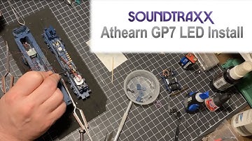 Adding LEDs to an Athearn GP7 Factory Equipped with Tsunami2