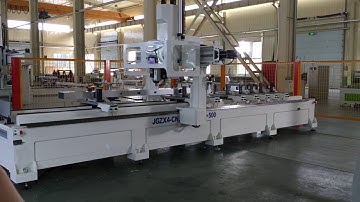 Gantry Type 4 Axis Aluminium Profile CNC Processing Machining Center Drilling Side Holes