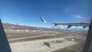 TAKEOFF FROM SALT LAKE CITY(SLC) || UTAH❤️❤️ || ✈️✈️☀️☀️ || by Aviation For life 242 views 2 months ago 7 minutes, 3 seconds