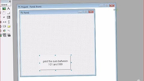 Program that display the sum of TWO no.s easily | VB 6.0| PC KNOWLEDGE