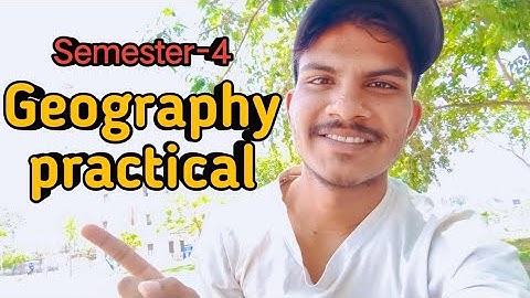 Geography practical semester 4 || geography practical file || 2nd year geography practical