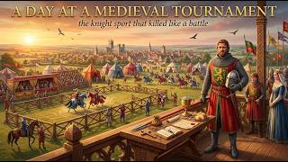 A Day at a Medieval Tournament - The Knight Sport That Killed Like a Battle (AI Reconstruction)