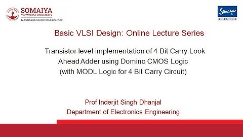 4 Bit Carry Look Ahead Adder Transistor Level Implementation using Domino CMOS Logic