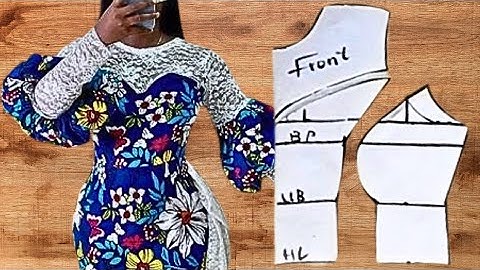 How to draft a princess dart bustier with yoke |Detailed tutorial