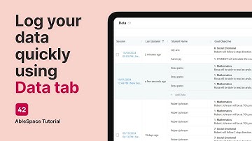 Introducing Data Tab for quicker data logging