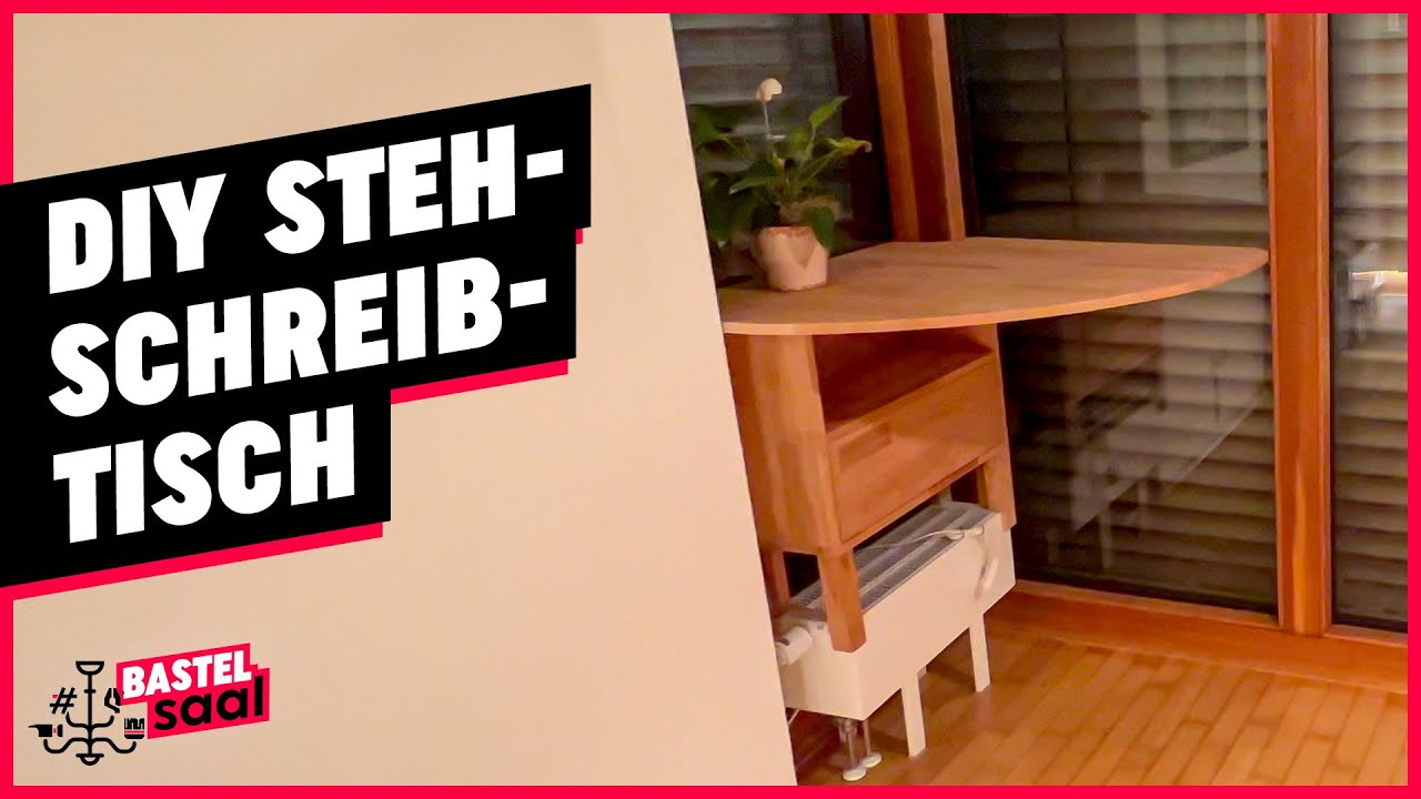 Tisch SCHWEBT auf HEIZUNG? Stehtisch fürs Home-Office selber bauen