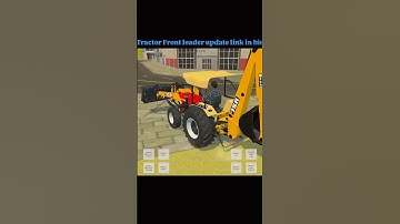 tractor Front loader add in Indian vehicles simulator 3d #tractorgame #front #loader #trendingshorts