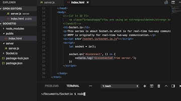 [Socket.io] 002 - Two-way communication between server and client browser