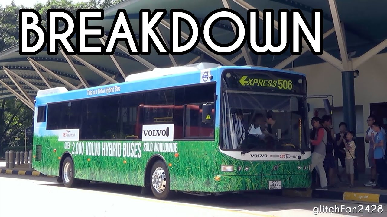 [SBST] Brand New Volvo B5RLE Hybrid Bus Breakdown on First Day of Service! - SBS8002T