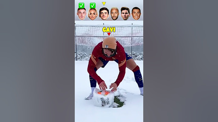 Palmer VS Lehmann VS Gavi VS Neymar VS Messi VS Ronaldo | Snow Challenge