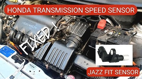 Honda Jazz, Fit Faulty Transmission Speed Sensor Change. Honda Jazz Fit will not go into drive mode.