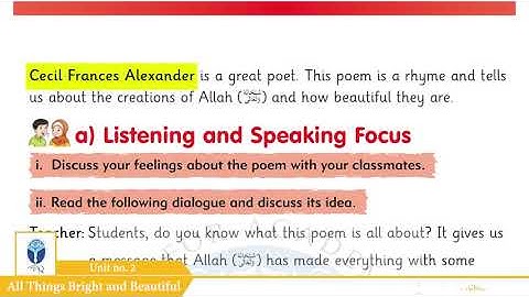 NSS Grade 05 English Chapter 01 Part 01