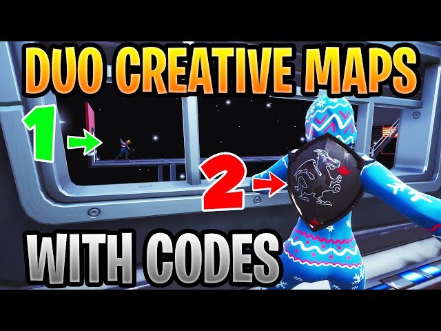 DUO DEATHRUN MEDIUM/EASY (2 PLAYER) - Fortnite Creative Map Code - Dropnite