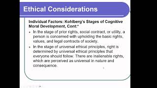 Kohlberg's Moral Development (Business Law 101, episode 198)
