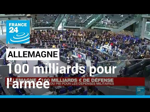 Allemagne : une enveloppe de 100 milliards d'euros pour moderniser l'armée allemande • FRANCE 24