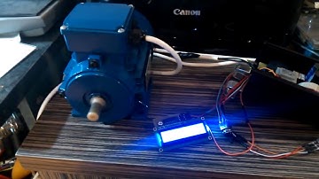 Three phase asynchronous motor control with Arduino uno