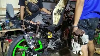 125z underbone 2 tak setting Kejam RVX Racing 2 tak Menolak Punah !!!