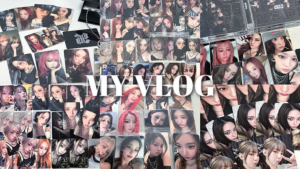 MY VLOG】#17 Dirty Workのトレカが沢山届きました🧡| 에스파 마이로그