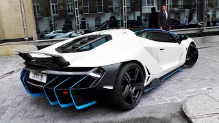 SUPERCARS in LONDON QATAR Royal his $2.5Million Lamborghini CENTENARIO  FLASHBACK #11