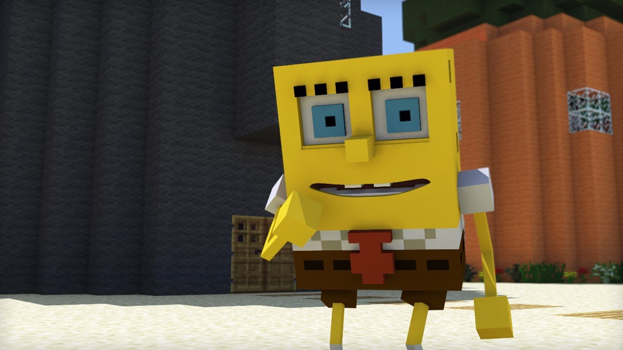Spongebob In Minecraft Animation Youtube