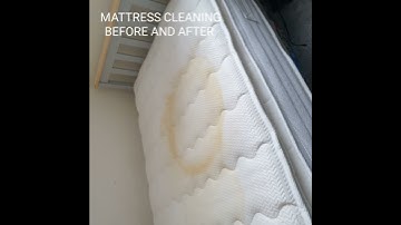URINE MATTRESS CLEANING BEFORE AND AFTER