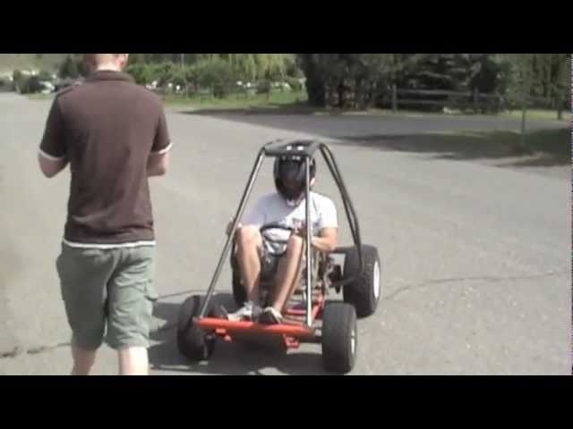 Go-Kart Rollover (Roll-Cage Test) - YouTube