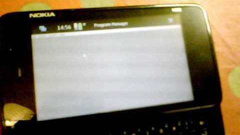 Progman.exe running on the n900